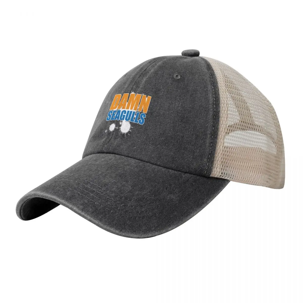 Damn Seagulls Text With Bird Poop Splatters Cowboy Mesh Baseball Cap summer hat Horse Hat Caps For Women Men's
Damn Seagulls Text With Bird Poop Splatters Cowboy Mesh Baseball Cap summer hat Horse Hat Caps For Women Men's