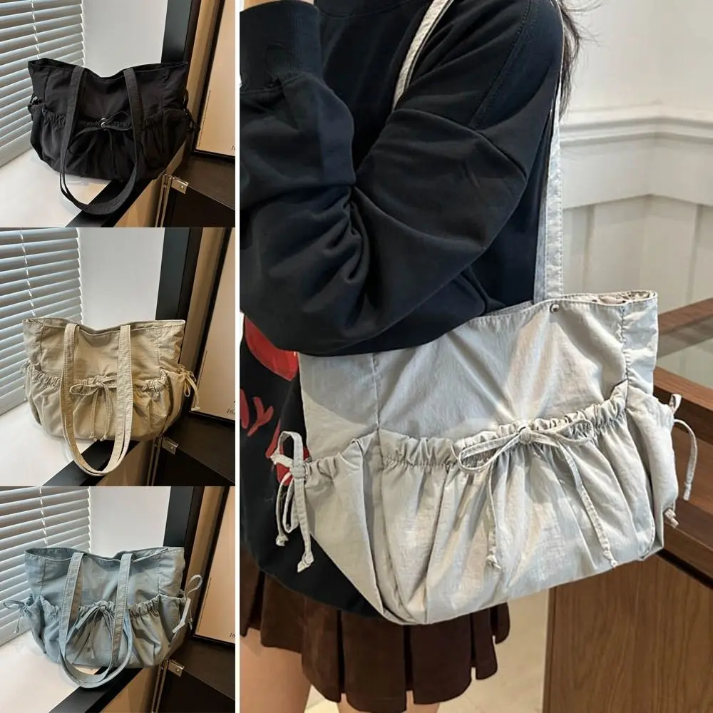 Creative Fashion Women Shoulder Bag Bowknot Casual Versatile Tote Bags Large Capacity Drawstring Crossbody Bag
Creative Fashion Women Shoulder Bag Bowknot Casual Versatile Tote Bags Large Capacity Drawstring Crossbody Bag
