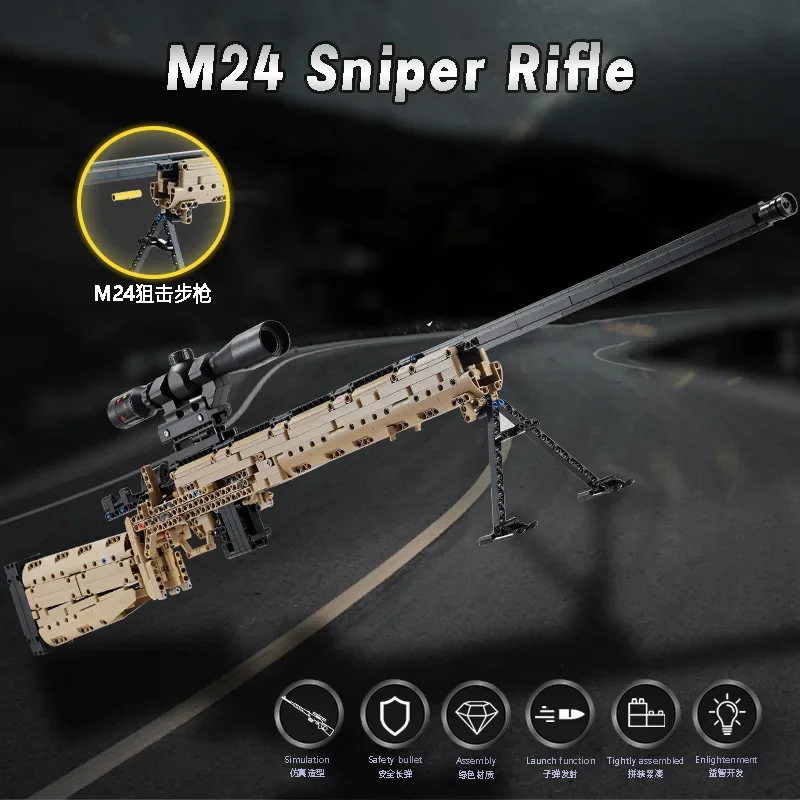 Building block toy gun M12 98K Mk14 AK47 AWM Children's toy, educational toy, children's educational toy, Christmas gift, birthd
Building block toy gun M12 98K Mk14 AK47 AWM Children's toy, educational toy, children's educational toy, Christmas gift, birthd