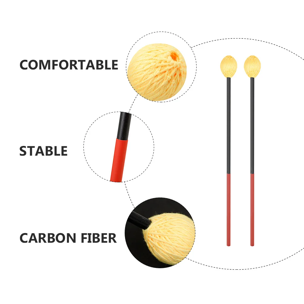 2Pcs Marimba Mallets Carbon Fiber Smooth Surface Durable Mallet Xylophone Percussion Sticks Professional Xylophone Mallets
2Pcs Marimba Mallets Carbon Fiber Smooth Surface Durable Mallet Xylophone Percussion Sticks Professional Xylophone Mallets