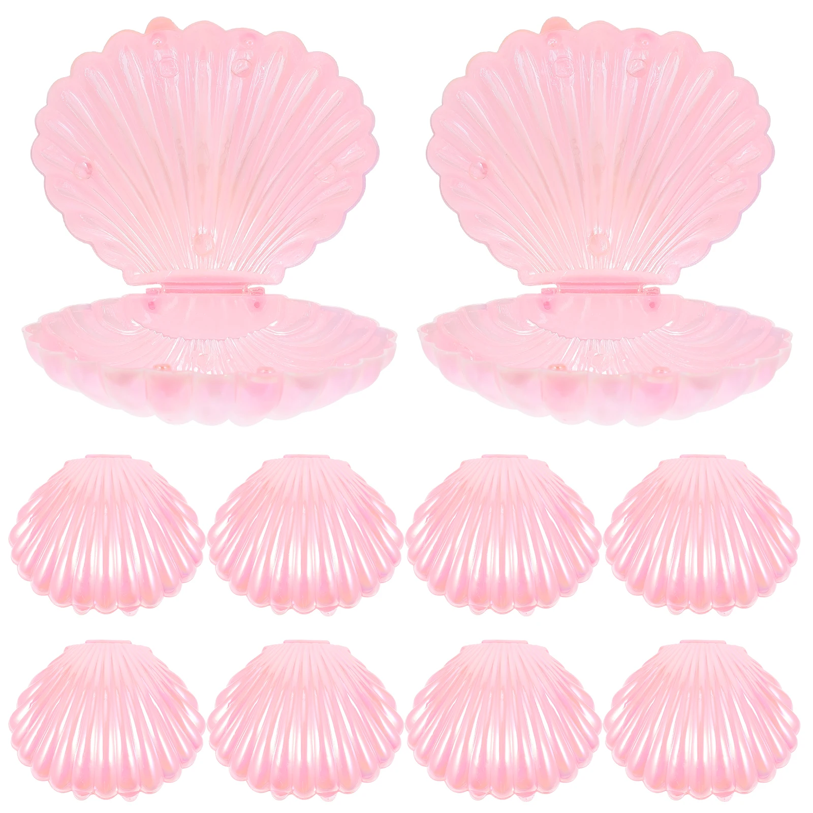 10 Pcs Gift Pearlescent Candy Box Bride Seashell Boxes Pp Earring Holders Organizers
10 Pcs Gift Pearlescent Candy Box Bride Seashell Boxes Pp Earring Holders Organizers