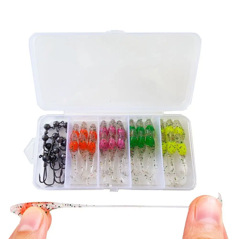 Artificial Artificial Soft Bait 5cm 0.8g T Tail Soft Fishing Lures Hook Mini Tadpole Artificial Fishing Bait Fishing Tackle
Artificial Artificial Soft Bait 5cm 0.8g T Tail Soft Fishing Lures Hook Mini Tadpole Artificial Fishing Bait Fishing Tackle