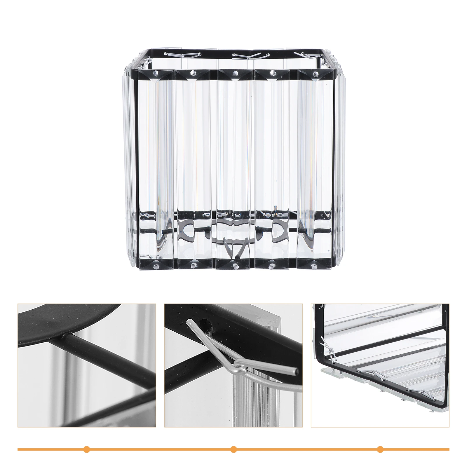 Hanging Wrought Iron Crystal Lamp Decoration Light Cover Wall Shade Ceiling Lampshades for Lights
Hanging Wrought Iron Crystal Lamp Decoration Light Cover Wall Shade Ceiling Lampshades for Lights