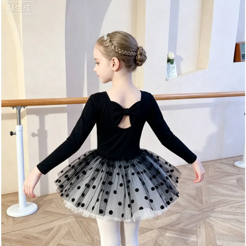 Cotton Black Long Sleeve Dance Costume Set AutumnWinter Kid Ballet Skirt Outfit for Grade ExamDaily Training Gymnastics Practice
Cotton Black Long Sleeve Dance Costume Set AutumnWinter Kid Ballet Skirt Outfit for Grade ExamDaily Training Gymnastics Practice