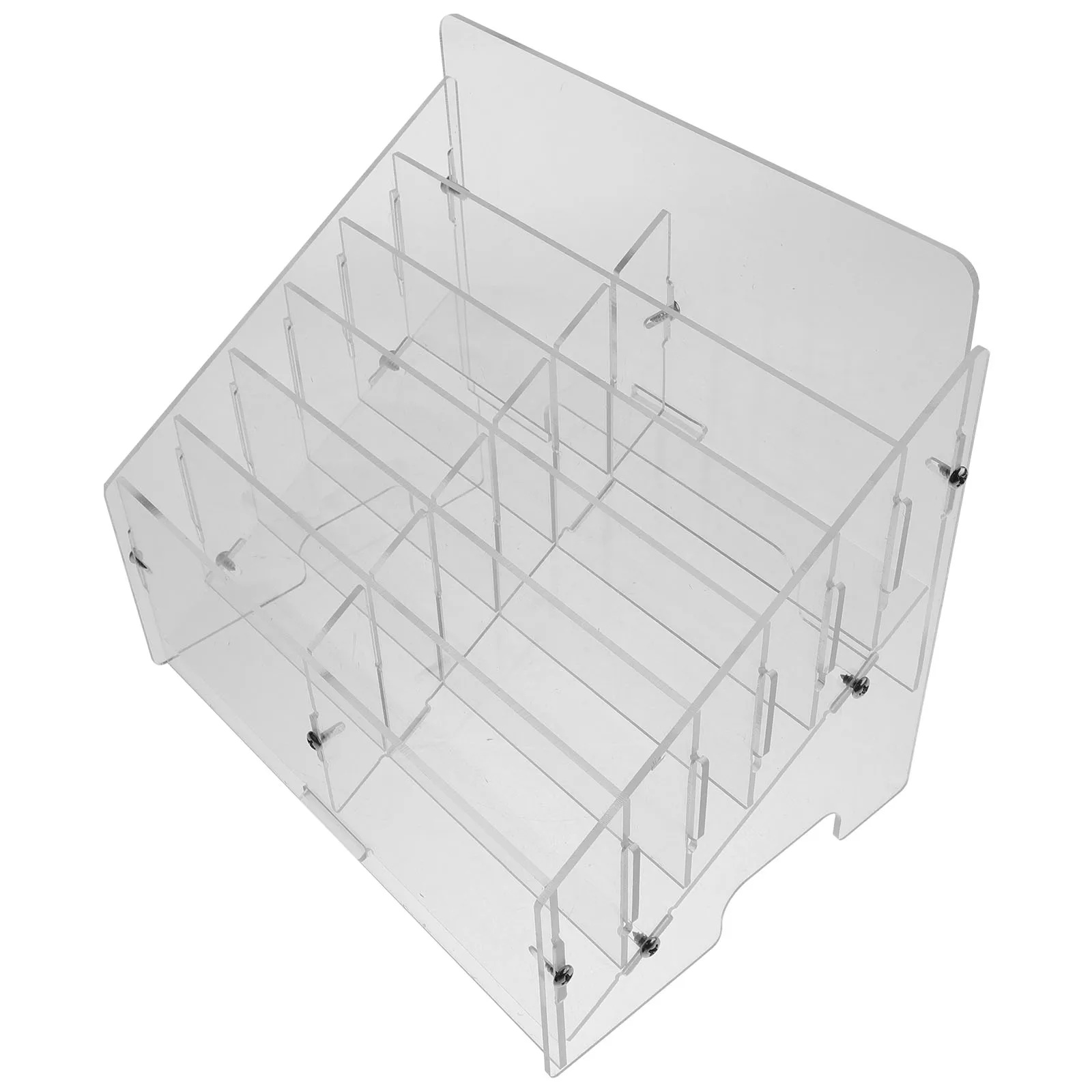 Clear Acrylic Phone Organizer Multi Grid Storage Box Portable Desktop Use Business Cards Office Meeting Display Stand
Clear Acrylic Phone Organizer Multi Grid Storage Box Portable Desktop Use Business Cards Office Meeting Display Stand