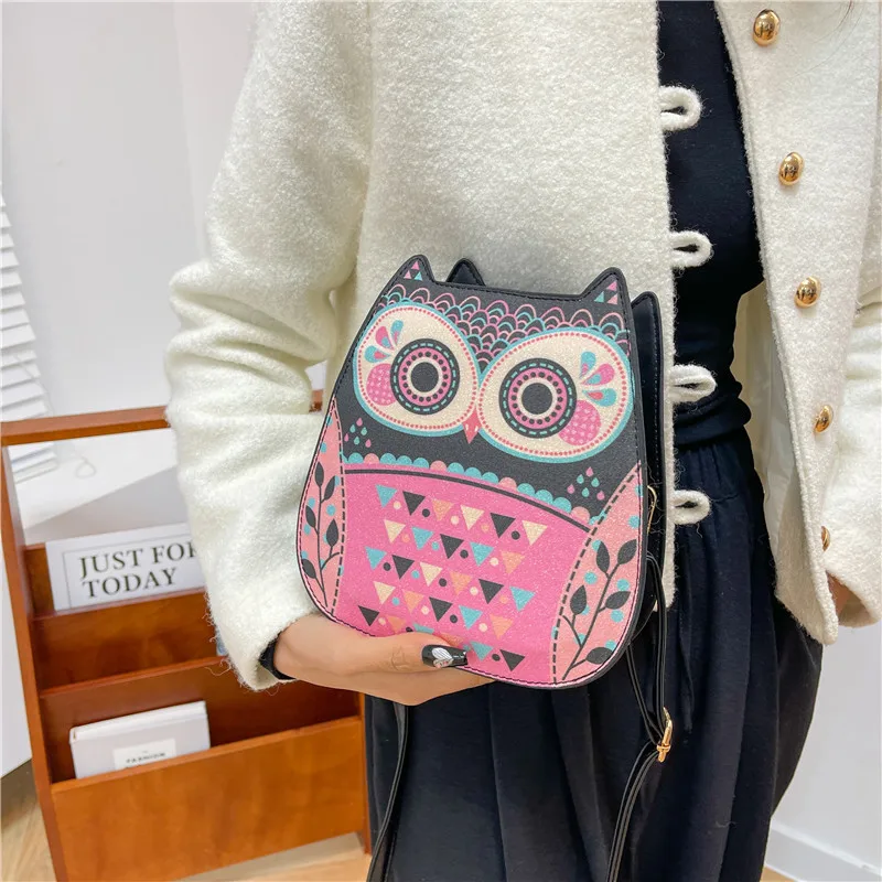 2025 Cartoon Owl Crossbody Bag for Women Small Bag PU Leather Shoulder Bag Ladies Designer Handbags For Women
2025 Cartoon Owl Crossbody Bag for Women Small Bag PU Leather Shoulder Bag Ladies Designer Handbags For Women