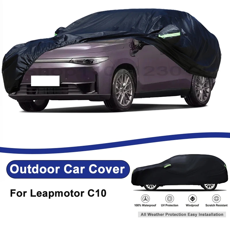 Outdoor Full Car Cover For Leapmotor C10 with Reflective Strips Waterproof Snowproof Dustproof UV Protection Auto Accessory
Outdoor Full Car Cover For Leapmotor C10 with Reflective Strips Waterproof Snowproof Dustproof UV Protection Auto Accessory
