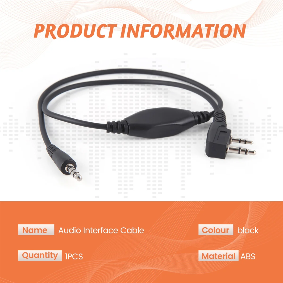 ABKM APRS-K1 Кабель аудиоинтерфейса для BaoFeng/Kenwood/Wouxun/TYT Quansheng Android (APRSDroid)-IOS (APRSpro)
ABKM APRS-K1 Кабель аудиоинтерфейса для BaoFeng/Kenwood/Wouxun/TYT Quansheng Android (APRSDroid)-IOS (APRSpro)