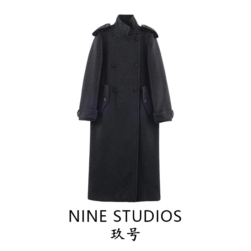 Свободное двубортное длинное пальто, женское модное пальто из смешанного волокна, воротник-стойка, волокно из полиэфирного волокна, весенний сезон
Свободное двубортное длинное пальто, женское модное пальто из смешанного волокна, воротник-стойка, волокно из полиэфирного волокна, весенний сезон