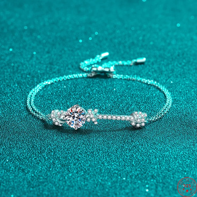 2.0 ct Moissanite S925 Sterling Silver Bracelets for Women Plated Pt950 Double Chain Lover's Gift Fashion Jewelry Wholesale
2.0 ct Moissanite S925 Sterling Silver Bracelets for Women Plated Pt950 Double Chain Lover's Gift Fashion Jewelry Wholesale