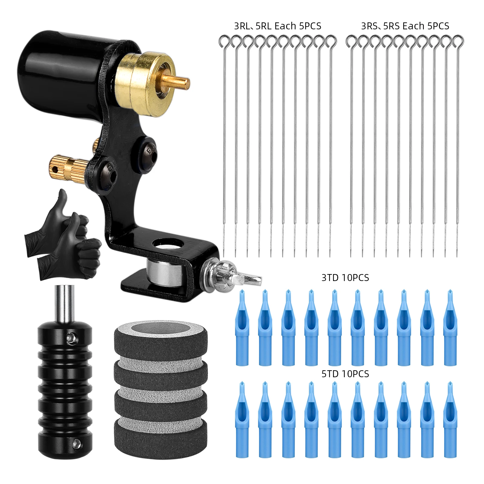 Rotary Tattoo Machine Shader & Liner Assorted Tatoo Motor Gun Kits Supply Permanent Makeup Tattoo Needles Tips Set For Artists
Rotary Tattoo Machine Shader & Liner Assorted Tatoo Motor Gun Kits Supply Permanent Makeup Tattoo Needles Tips Set For Artists