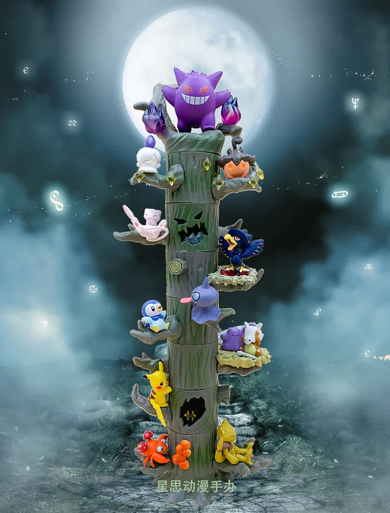 Pokemon Figure Toy Tree Stump Anime Figure Halloween Gengar Pocket Monster Pikachu Forest Figurine Desk Model Decora Gift
Pokemon Figure Toy Tree Stump Anime Figure Halloween Gengar Pocket Monster Pikachu Forest Figurine Desk Model Decora Gift