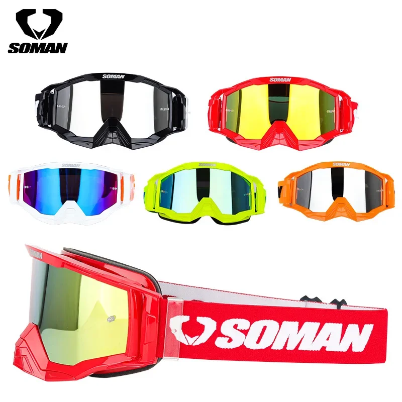 SOMAN Motorcycle Off road Helmet Windshield Riding Windshield Four Seasons Unisex Goggle SM20 bike glasses for men
SOMAN Motorcycle Off road Helmet Windshield Riding Windshield Four Seasons Unisex Goggle SM20 bike glasses for men