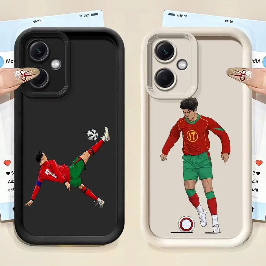 Мягкий чехол с мультяшной модной футбольной звездой для Redmi Note 14 Pro Plus 12 11 13 11S 12S 10 11Pro 10S 13Pro
Мягкий чехол с мультяшной модной футбольной звездой для Redmi Note 14 Pro Plus 12 11 13 11S 12S 10 11Pro 10S 13Pro