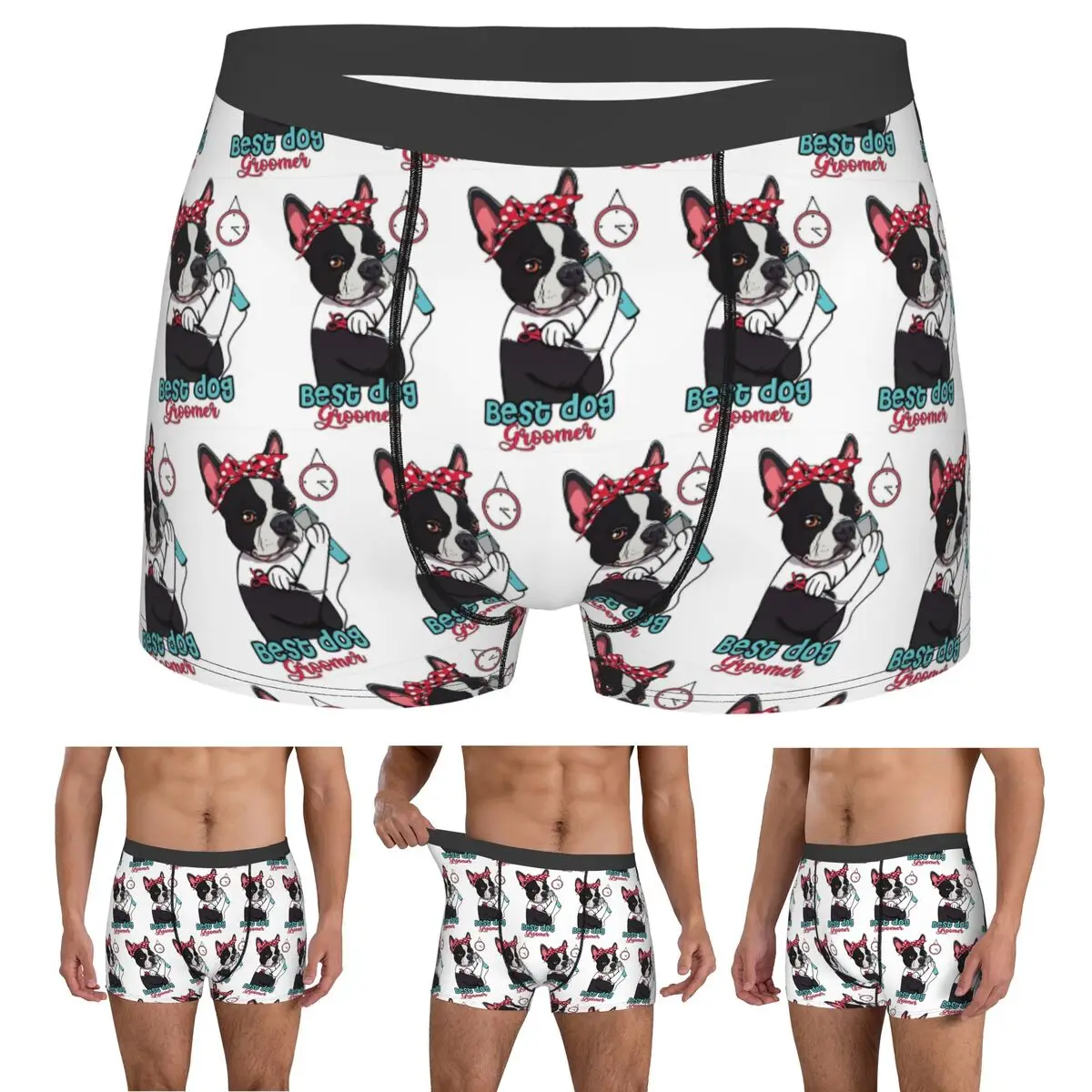 Boxer Underpants Shorts Cute Dog Groomer Gift For Women Dog Grooming Panties Men's Comfortable Underwear for Homme Man Gift
Boxer Underpants Shorts Cute Dog Groomer Gift For Women Dog Grooming Panties Men's Comfortable Underwear for Homme Man Gift