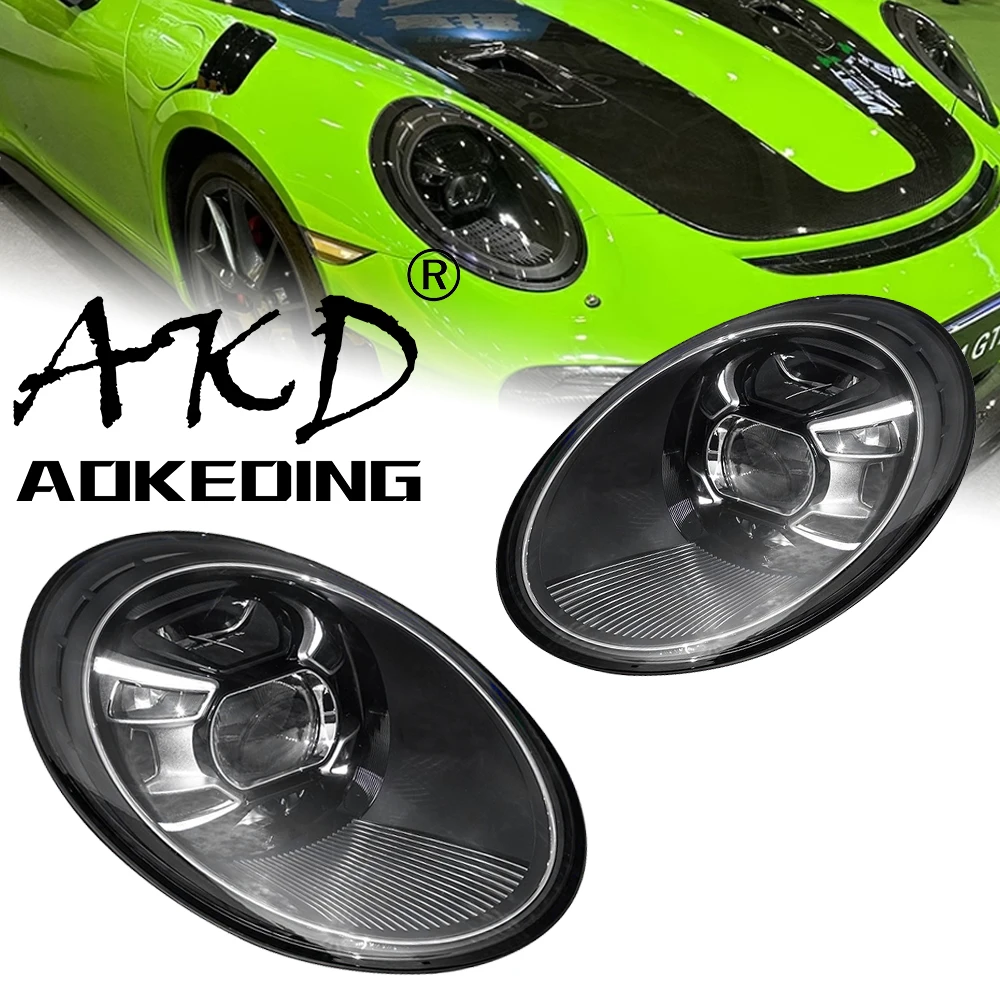 AKD Car Styling for Porsche 911.1 911.2 Headlights 2012-2018 991 LED Headlight Projector Lens DRL Head Lamp Auto Accessories
AKD Car Styling for Porsche 911.1 911.2 Headlights 2012-2018 991 LED Headlight Projector Lens DRL Head Lamp Auto Accessories