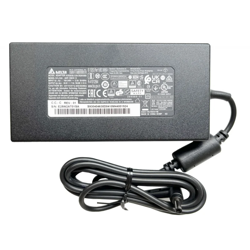 DELTA 20V 7.5A 150W AC Adapter Charger For MSI Sword 15 A12UE A12UE-605 4.5mm
DELTA 20V 7.5A 150W AC Adapter Charger For MSI Sword 15 A12UE A12UE-605 4.5mm