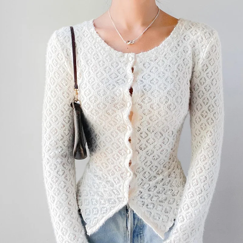 YL24412 Autumn 2024 New, Celebrity Style Fashion Temperament Slim Jacquard Lace Long Sleeve Cardigan Top Women
YL24412 Autumn 2024 New, Celebrity Style Fashion Temperament Slim Jacquard Lace Long Sleeve Cardigan Top Women