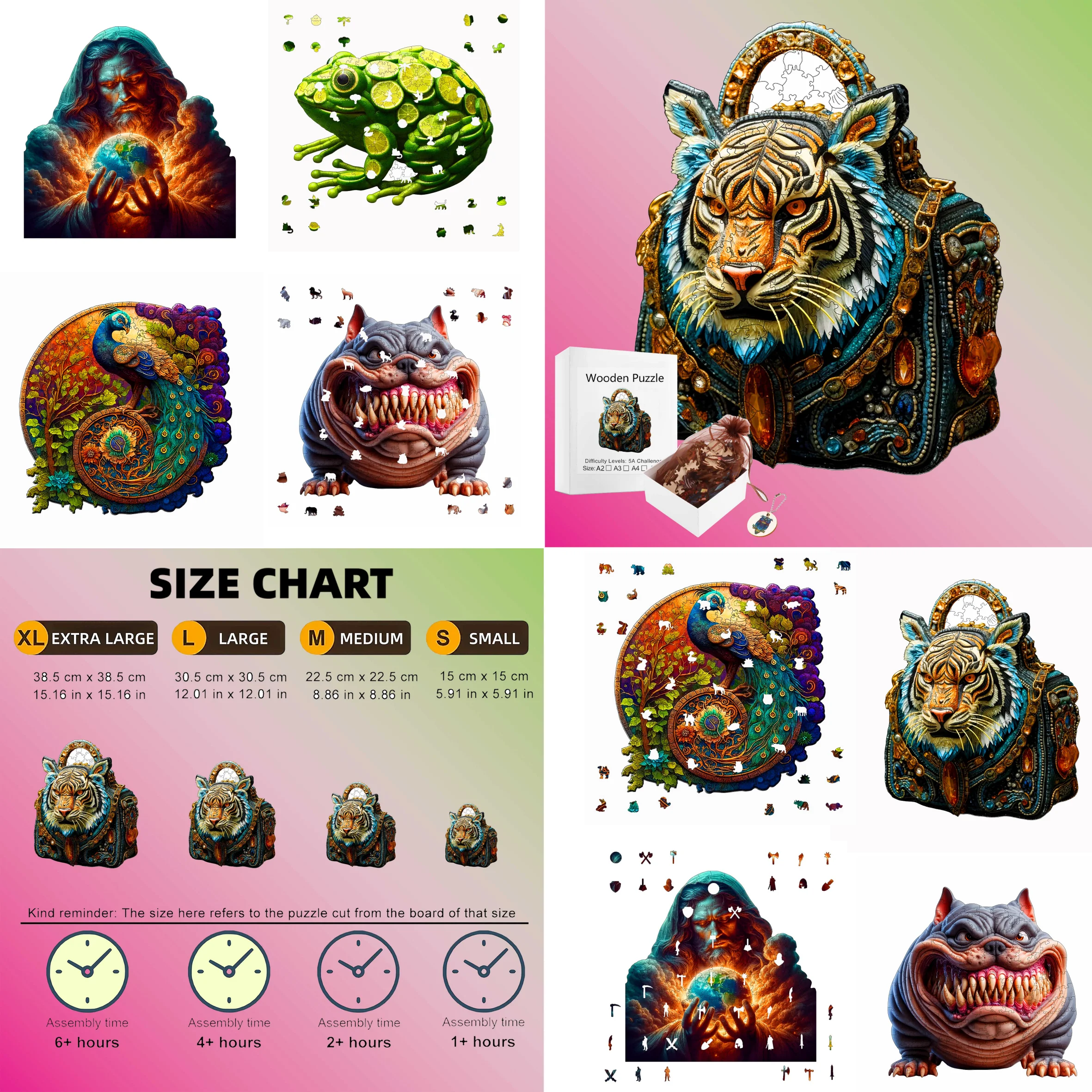 Wooden Puzzles Challenge Your Brain, Making The Perfect Choice For Birthdays And Holidays With Colorful Christmas Gifts
Wooden Puzzles Challenge Your Brain, Making The Perfect Choice For Birthdays And Holidays With Colorful Christmas Gifts