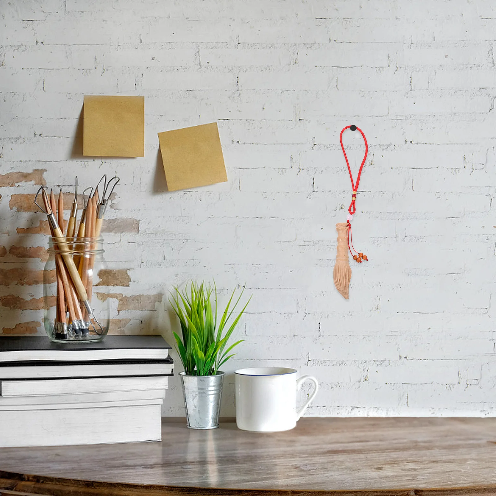 Peach Wood Wenchang Brush Pendant Hanging Decor Miniature Wooden Calligraphy Compact Portable Plaything Game Accessory Home 
Peach Wood Wenchang Brush Pendant Hanging Decor Miniature Wooden Calligraphy Compact Portable Plaything Game Accessory Home