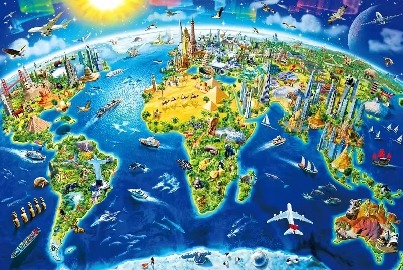 World Landmarks Maps 500/1000/1200/2000 PCS Jigsaw Puzzles Family Activity Games for Gameroom Bedroom Gifts Home Decor
World Landmarks Maps 500/1000/1200/2000 PCS Jigsaw Puzzles Family Activity Games for Gameroom Bedroom Gifts Home Decor