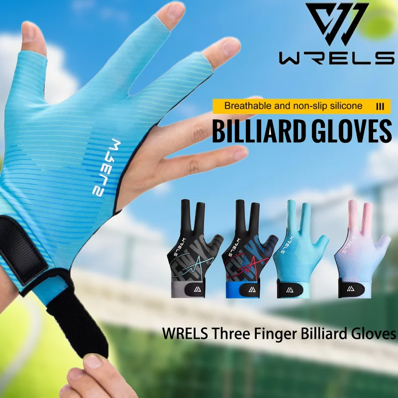 WRELS Three Finger Billiard Gloves Breathable Sweat-Wicking Snooker Glove Elasticity Smooth Lightweight Billiard Training Gloves
WRELS Three Finger Billiard Gloves Breathable Sweat-Wicking Snooker Glove Elasticity Smooth Lightweight Billiard Training Gloves