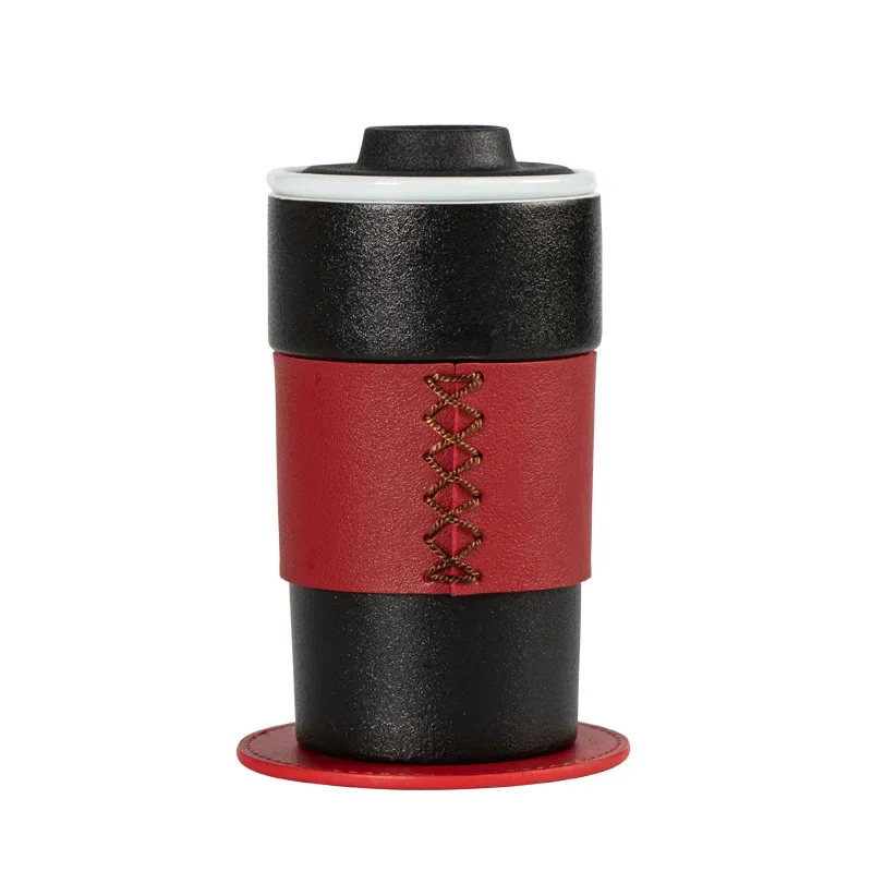 Ceramic mug Large capacity filter with lid Office tea cup tea separator
Ceramic mug Large capacity filter with lid Office tea cup tea separator
