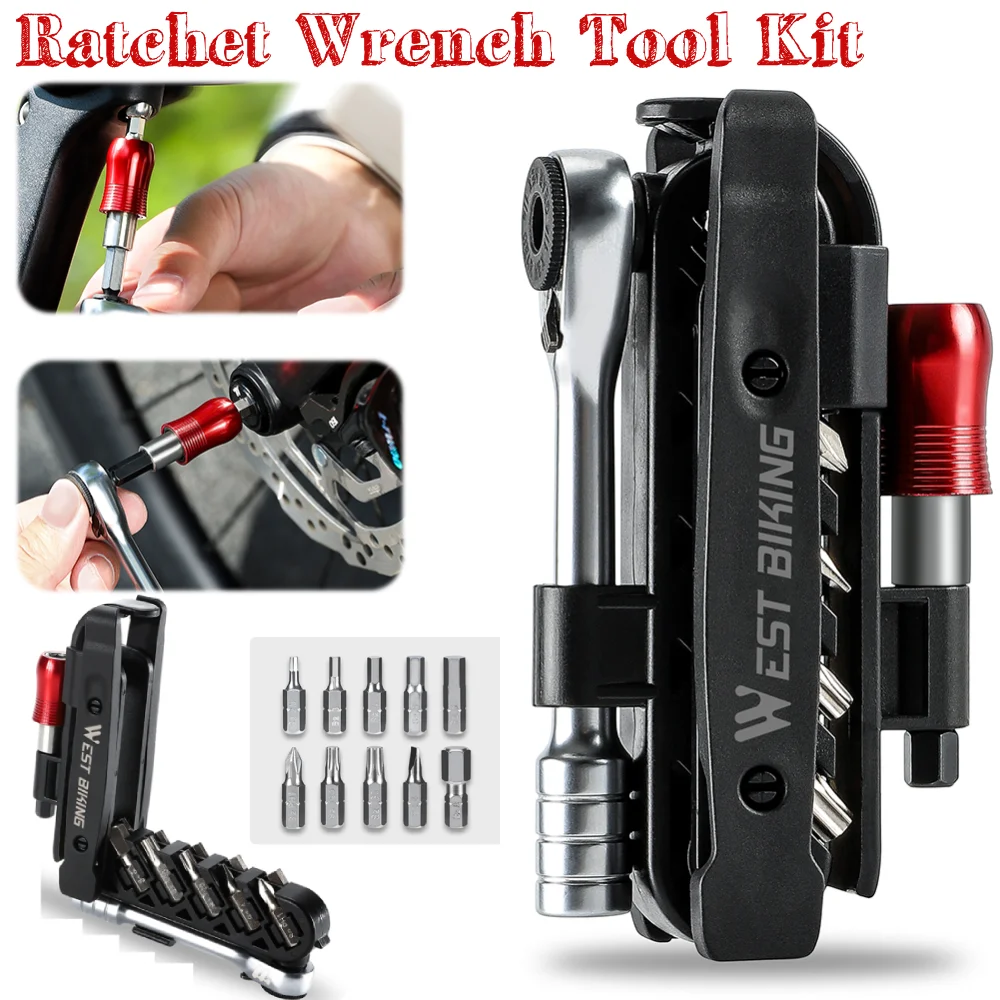 Mini Ratchet Wrench Tool Kit Quick Release Tire Lever Screwdriver Spanner Set Mountain Bike Road Bike Riding Repair Accessories
Mini Ratchet Wrench Tool Kit Quick Release Tire Lever Screwdriver Spanner Set Mountain Bike Road Bike Riding Repair Accessories