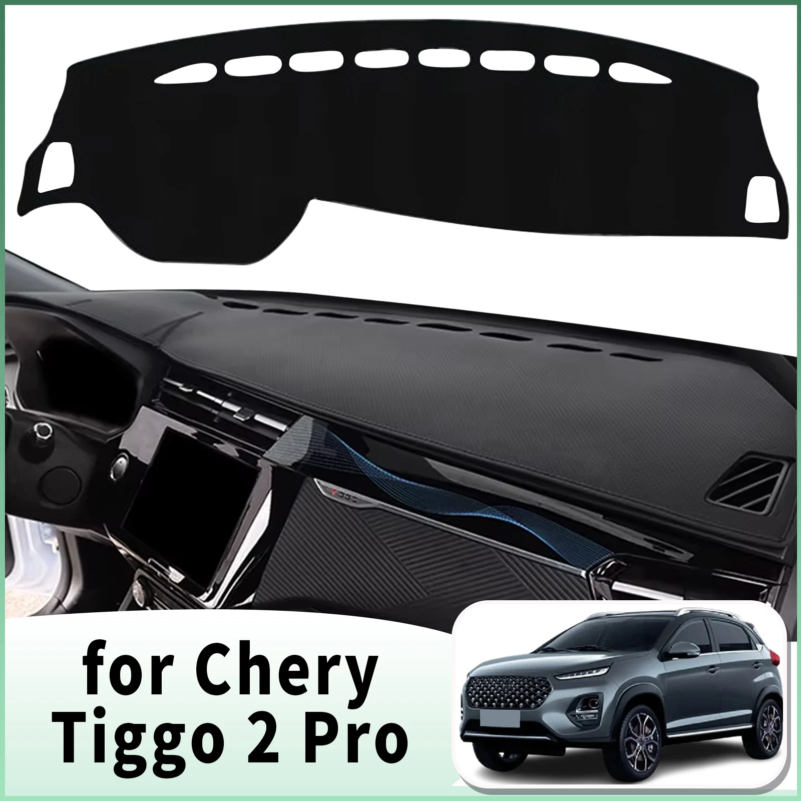 for Chery Tiggo 2 Pro 2022-2024 2025 Special Customized Dashboard Cover Anti‑Glare Sunshade Pad Dash Mat Interior Accessories
for Chery Tiggo 2 Pro 2022-2024 2025 Special Customized Dashboard Cover Anti‑Glare Sunshade Pad Dash Mat Interior Accessories