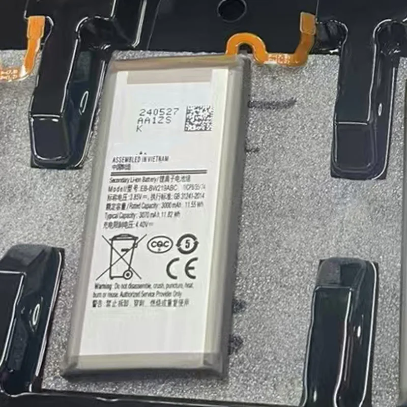 Сменный аккумулятор емкостью 3000 мАч для мобильного телефона Samsung Flip EB-BW219ABC, новый, SM-W2019, W2019
Сменный аккумулятор емкостью 3000 мАч для мобильного телефона Samsung Flip EB-BW219ABC, новый, SM-W2019, W2019