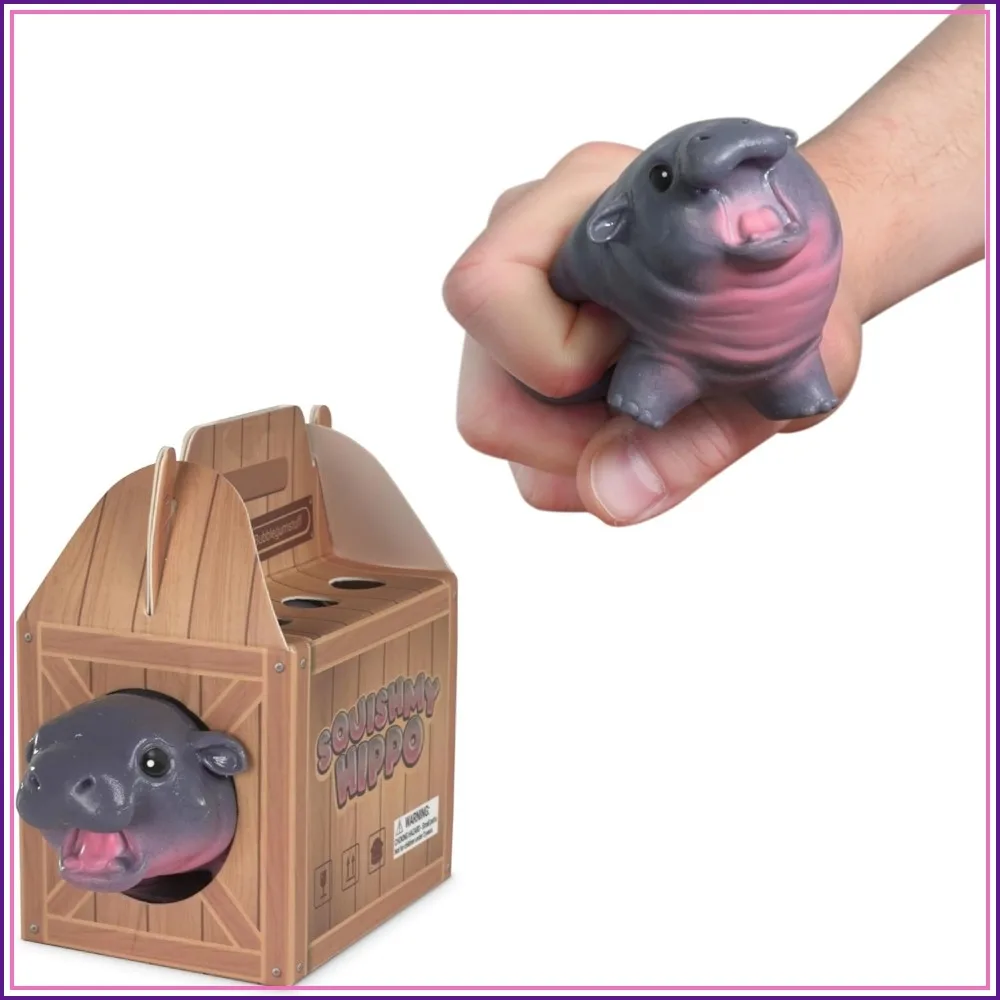 Pygmy Hippo Stress Relief Toy – Adorable Silicone Desk Companion – Satisfying Squeeze for Anxiety – 3.8" Fidget Gift for Teens & Adults
Pygmy Hippo Stress Relief Toy – Adorable Silicone Desk Companion – Satisfying Squeeze for Anxiety – 3.8" Fidget Gift for Teens & Adults