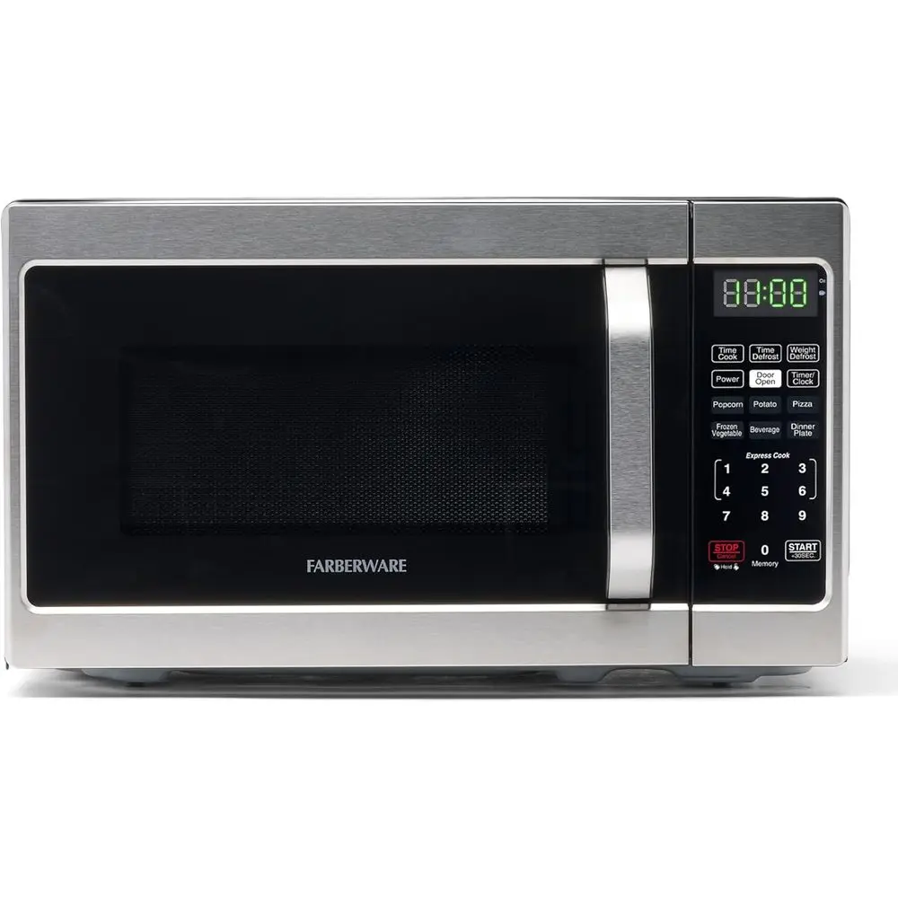 0.7 Cu. t. Countertop Microwave Oven – 700 Watts Power, Auto Cook Settings, rost, Easy Clean and Child Saety Lock - Stainl
0.7 Cu. t. Countertop Microwave Oven – 700 Watts Power, Auto Cook Settings, rost, Easy Clean and Child Saety Lock - Stainl