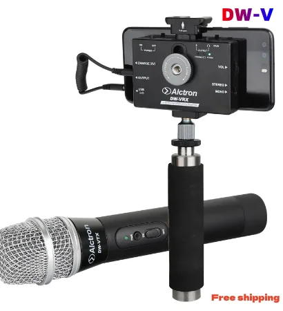Alctron DW-V Wireless Receiver/Transmitter System For Smart Phone And DSLR Camera Interview Recording
Alctron DW-V Wireless Receiver/Transmitter System For Smart Phone And DSLR Camera Interview Recording