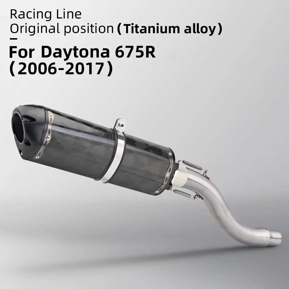 High Performance Exhaust system for motorcycle, complete middle and rear link system, for Daytona 675R 675r 2006-2017
High Performance Exhaust system for motorcycle, complete middle and rear link system, for Daytona 675R 675r 2006-2017