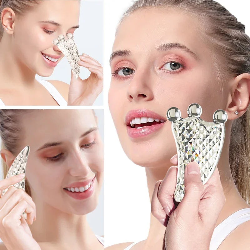 1Pc Resin Facial Massage Roller, Scratch Board Crystal Massager Body Face Eye Scratch Acupuncture Facial Lift
1Pc Resin Facial Massage Roller, Scratch Board Crystal Massager Body Face Eye Scratch Acupuncture Facial Lift