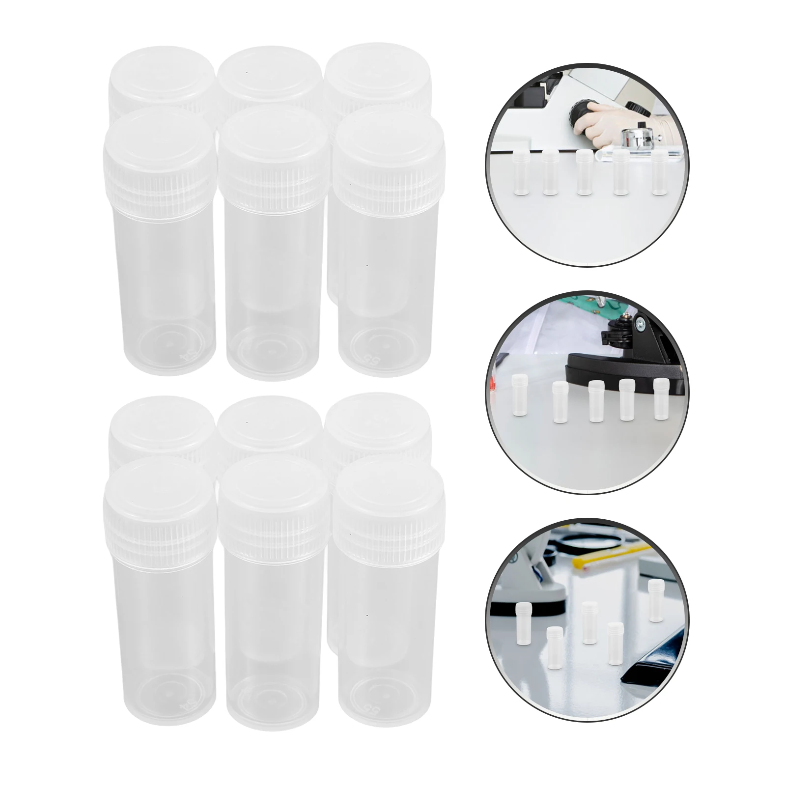 5Ml Frosted Sample Tubes With Screw Cap Leakproof Lab Vial Plastic Storage For Experiment Graduated Mark Containers
5Ml Frosted Sample Tubes With Screw Cap Leakproof Lab Vial Plastic Storage For Experiment Graduated Mark Containers