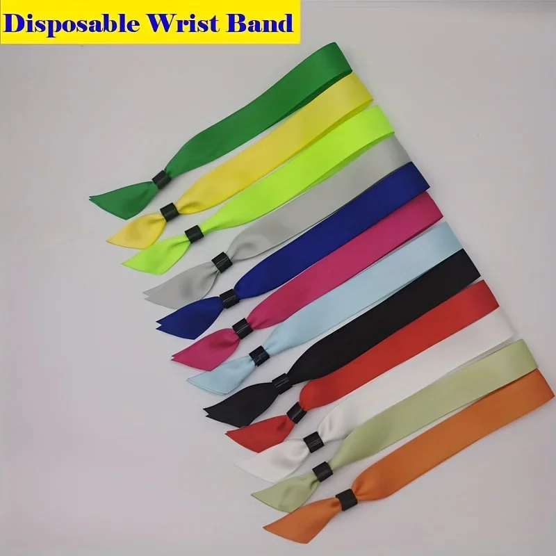 20pcs Solid Color Disposable Wristband Ribbon Concert Exhibition Event Entry Sign To Recognize Bracelet
20pcs Solid Color Disposable Wristband Ribbon Concert Exhibition Event Entry Sign To Recognize Bracelet