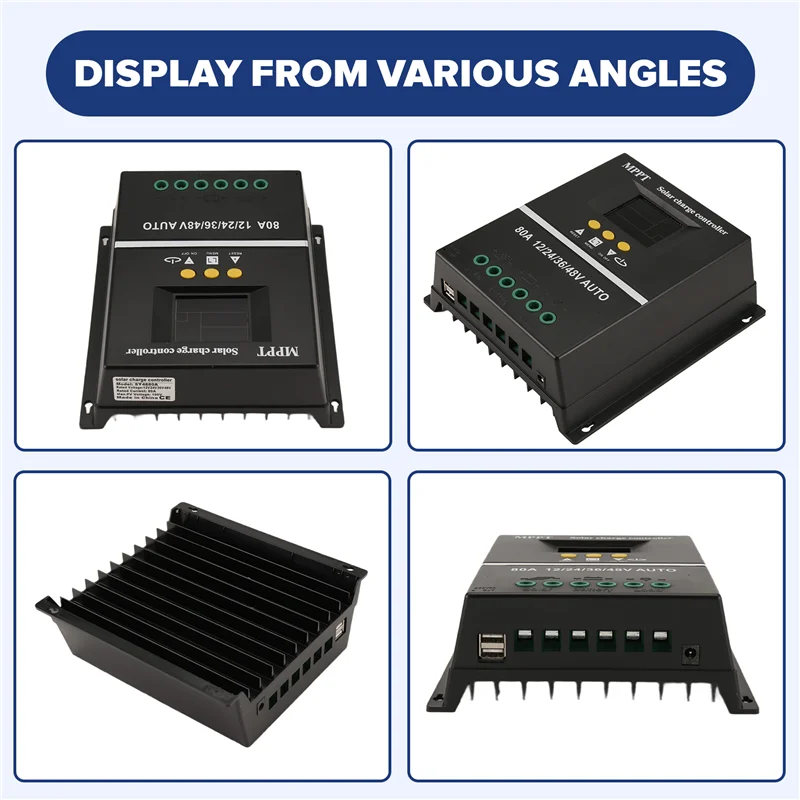 H-W 80A MPPT/PWM 12 В/24 В/36 В/48 В контроллер заряда солнечной фотоэлектрической батареи зарядное устройство с ЖК-дисплеем и двойным USB
H-W 80A MPPT/PWM 12 В/24 В/36 В/48 В контроллер заряда солнечной фотоэлектрической батареи зарядное устройство с ЖК-дисплеем и двойным USB