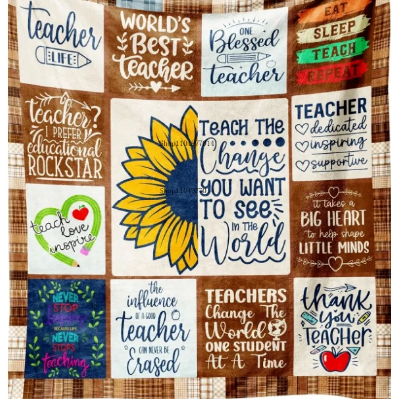 Teacher Blanket Gift Teacher Inspirational Thank You Blanket Soft and Comfortable Thank You Gift
Teacher Blanket Gift Teacher Inspirational Thank You Blanket Soft and Comfortable Thank You Gift