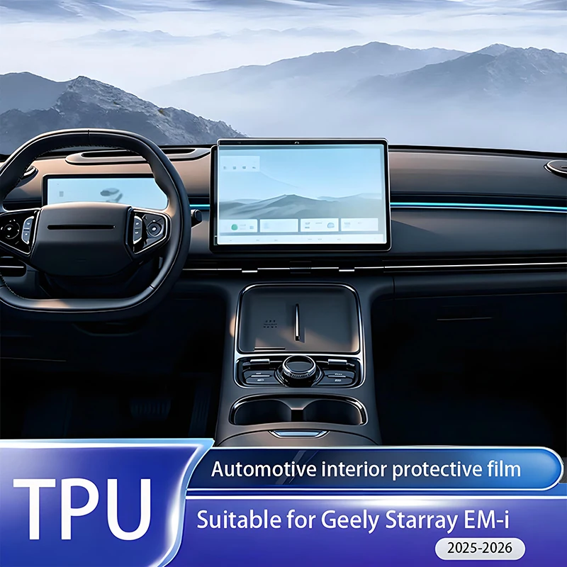 Fit for Geely Starray EM-i 2025-2026 Matte GPS LCD TPU Film Anti-Scratch Anti-Fingerprint Instrument Interior Full Protect Cover
Fit for Geely Starray EM-i 2025-2026 Matte GPS LCD TPU Film Anti-Scratch Anti-Fingerprint Instrument Interior Full Protect Cover