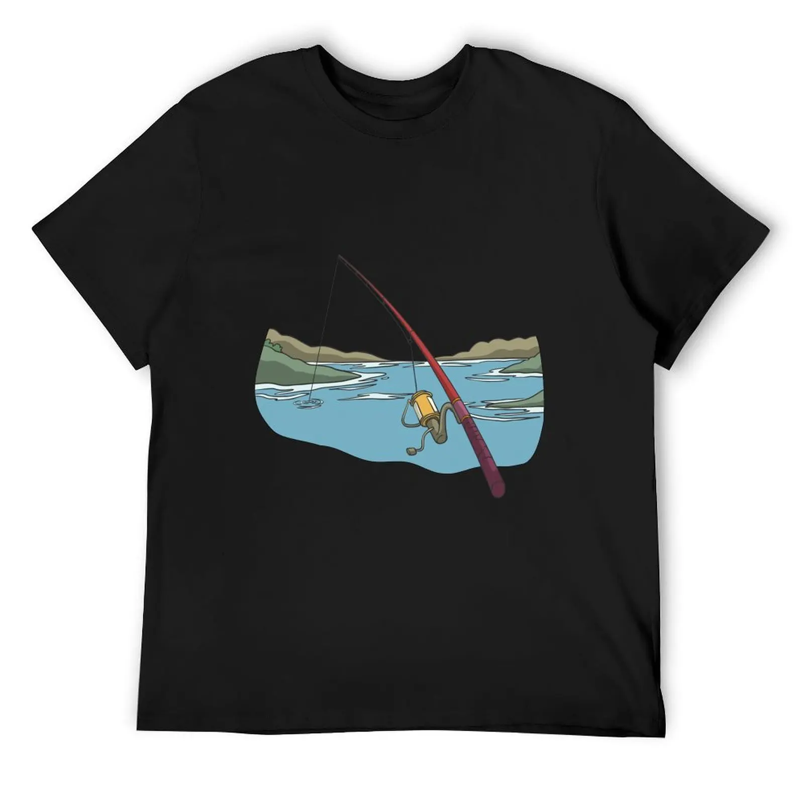 Lonely fishing rod on the lake T-Shirt Short sleeve tee new edition cute clothes mens designer t shirt
Lonely fishing rod on the lake T-Shirt Short sleeve tee new edition cute clothes mens designer t shirt