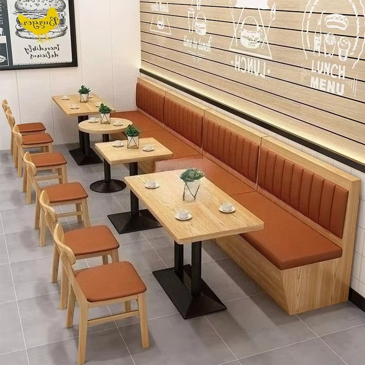 Dining Seating Booth Sets for Restaurant Furniture Customized Seating Fast Food Restaurant Sofa Booth Hot Sale Chair and Table
Dining Seating Booth Sets for Restaurant Furniture Customized Seating Fast Food Restaurant Sofa Booth Hot Sale Chair and Table