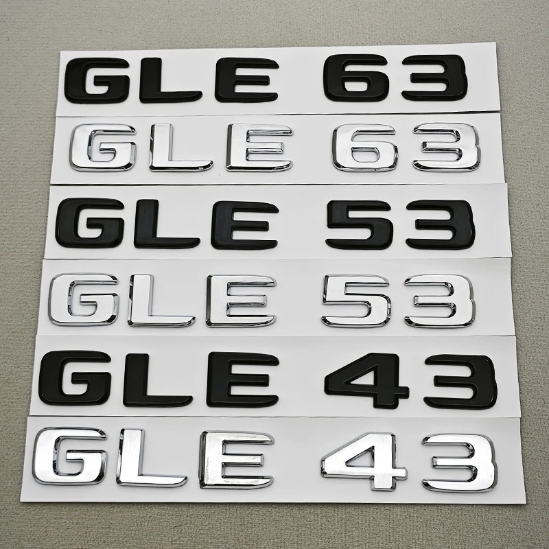 Car Trunk Letters Logo Emblem Badge Decals Sticker For Mercedes Benz AMG GLE Class GLE43 GLE53 GLE63 W166 V167 Auto Accessories
Car Trunk Letters Logo Emblem Badge Decals Sticker For Mercedes Benz AMG GLE Class GLE43 GLE53 GLE63 W166 V167 Auto Accessories