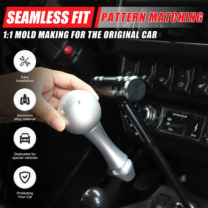 Aluminum Alloy Car Shift Knob Gear Lever Ball Head 5 Speed for Lada Niva 2009-2019 Silver Black Decoration Parts
Aluminum Alloy Car Shift Knob Gear Lever Ball Head 5 Speed for Lada Niva 2009-2019 Silver Black Decoration Parts