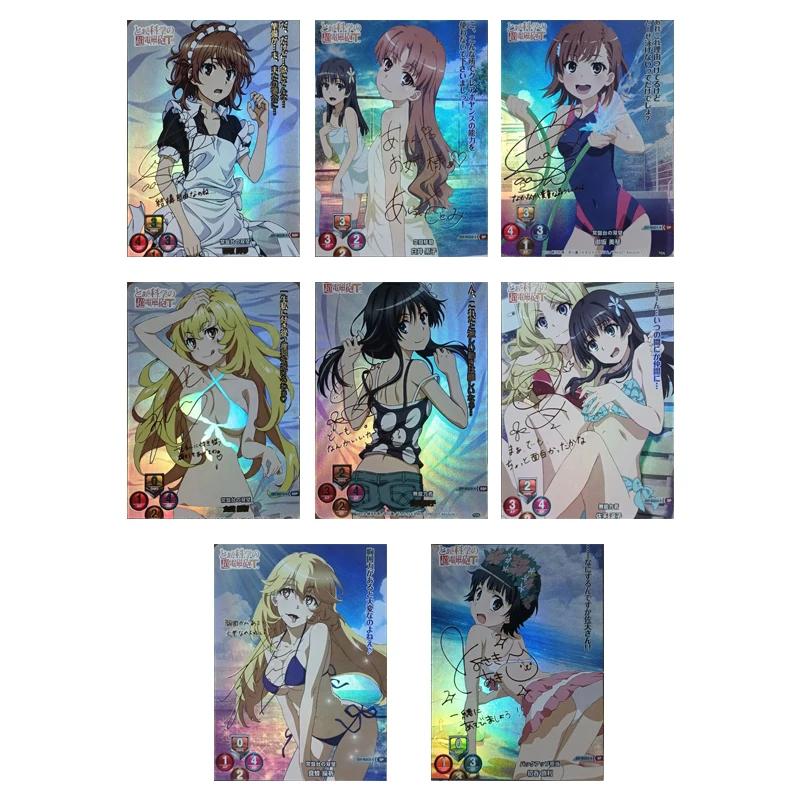 Japanese Anime Goddess Story Misaka Mikoto Shokuhou Misaki Shirai Kuroko Anime Bronzing Signature Collection Card Toys Gift
Japanese Anime Goddess Story Misaka Mikoto Shokuhou Misaki Shirai Kuroko Anime Bronzing Signature Collection Card Toys Gift