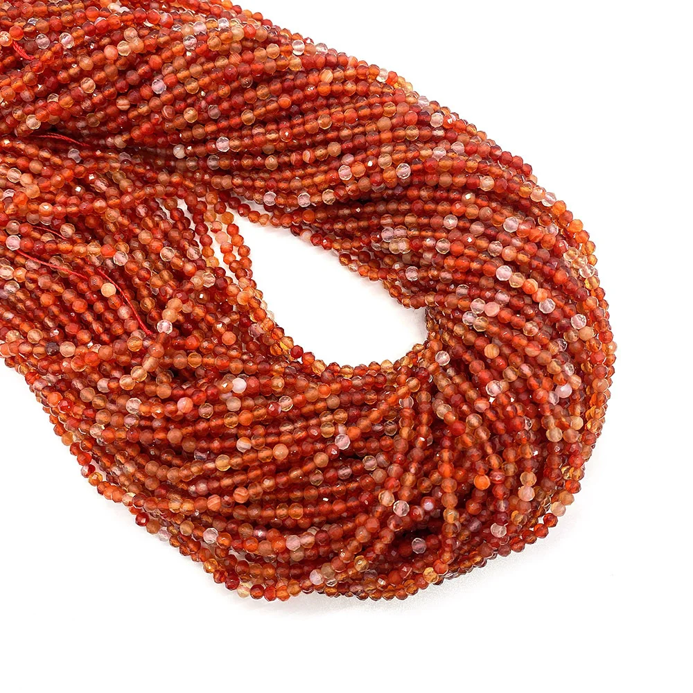 2 3 4mm Natural Stone Faceted Carnelian Beads Red Agates Small Waist Seed Round Beads for Jewelry Making DIY Bracelet Necklace
2 3 4mm Natural Stone Faceted Carnelian Beads Red Agates Small Waist Seed Round Beads for Jewelry Making DIY Bracelet Necklace