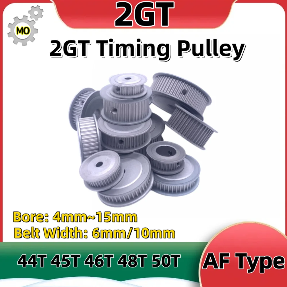 GT2 Timing pulley 44/45/46/48/50 Teeth Bore 4~15mm Belt Width 6/10mm 2GT 44T 45T 46T 48T 50T 2GT Timing Pulley
GT2 Timing pulley 44/45/46/48/50 Teeth Bore 4~15mm Belt Width 6/10mm 2GT 44T 45T 46T 48T 50T 2GT Timing Pulley