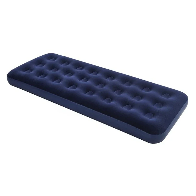 single enlarged inflatable mattress, flocked dark blue air mattress, lazy inflatable bed
single enlarged inflatable mattress, flocked dark blue air mattress, lazy inflatable bed