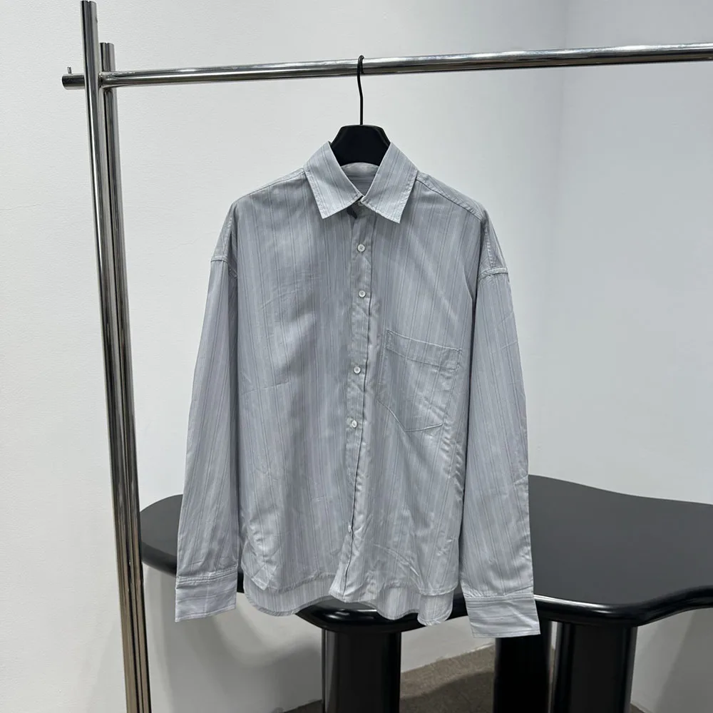 High-quality 2026 women's fashionable long-sleeved shirt with classic vertical stripes pattern, loose and casual design xy150482
High-quality 2026 women's fashionable long-sleeved shirt with classic vertical stripes pattern, loose and casual design xy150482