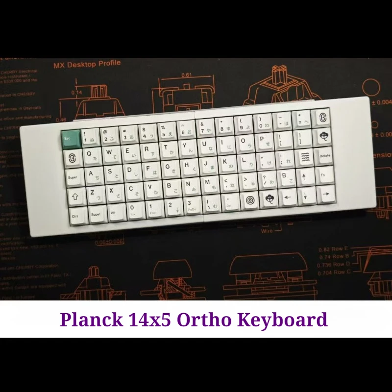 14X5 Planck Keyboard Комплект горячей замены RGB Проводная одномодовая полная 1U Ортогональная машинная клавиатура QMK/VIAL Пользовательские макроигры Офис
14X5 Planck Keyboard Комплект горячей замены RGB Проводная одномодовая полная 1U Ортогональная машинная клавиатура QMK/VIAL Пользовательские макроигры Офис